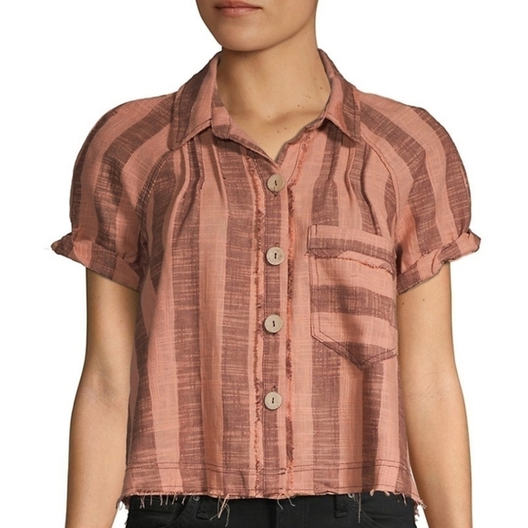 NEW! WE THE FREE Away at Sea Striped Top. - Picture 2 of 7